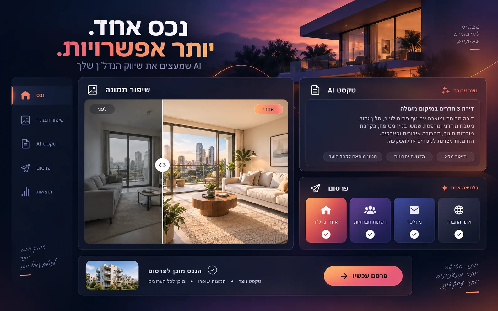 להכין תוכן ולפרסם בלי להתחיל מאפס